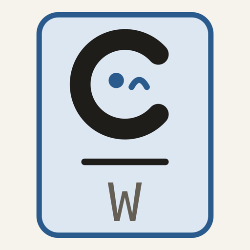 The Cipherwink app icon: a winking letter C